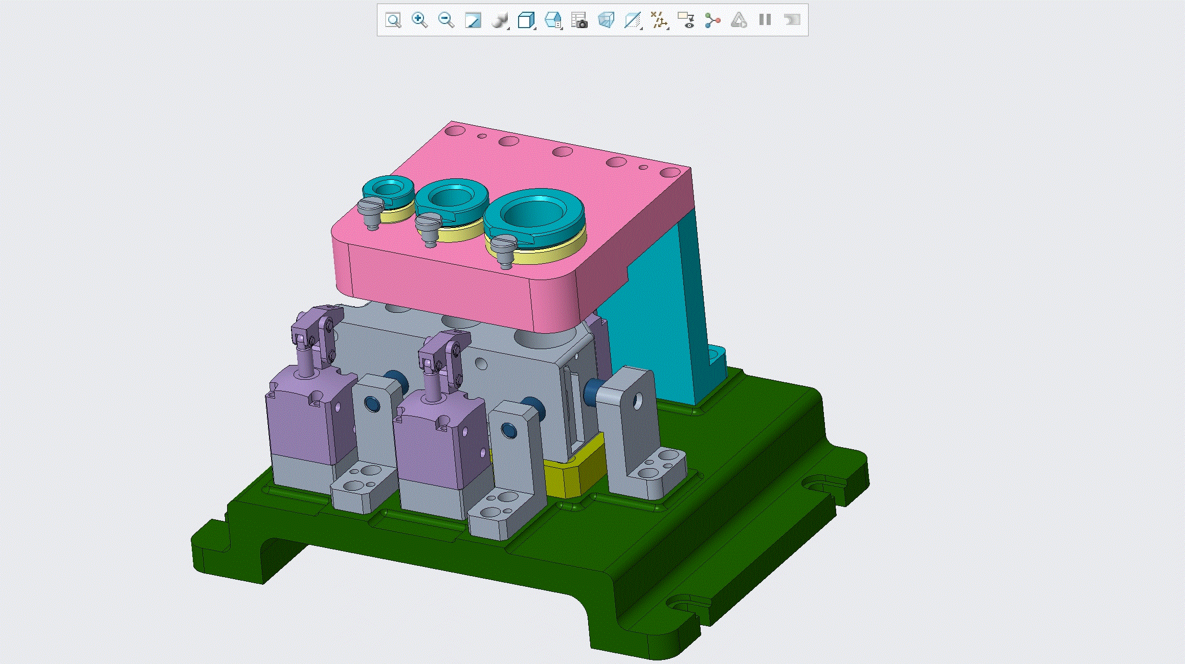 N3162-某型号车床后支架钻φ55、φ38、φ25孔夹具设计【含Creo三维图】