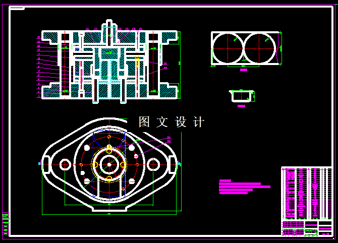 KF387-翻边圆桶件落料拉深模设计