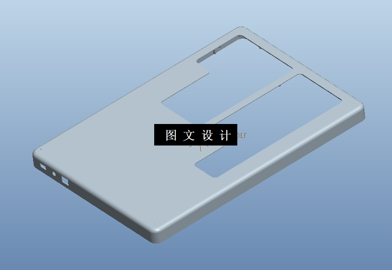 KF477-笔记本后盖注塑模设计【含Proe三维图】