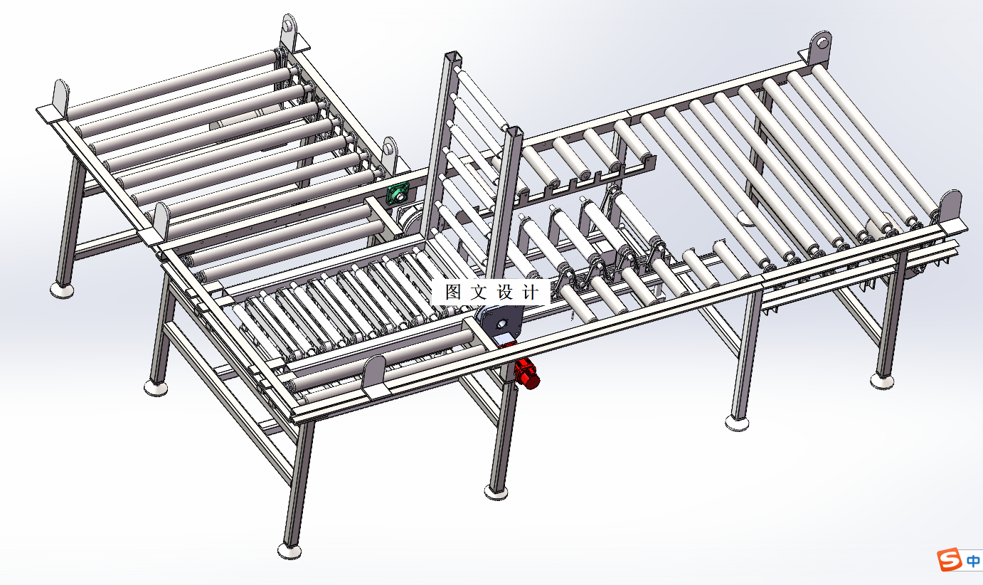 N3222-流水线九十度翻转机构设计【含SW三维图】
