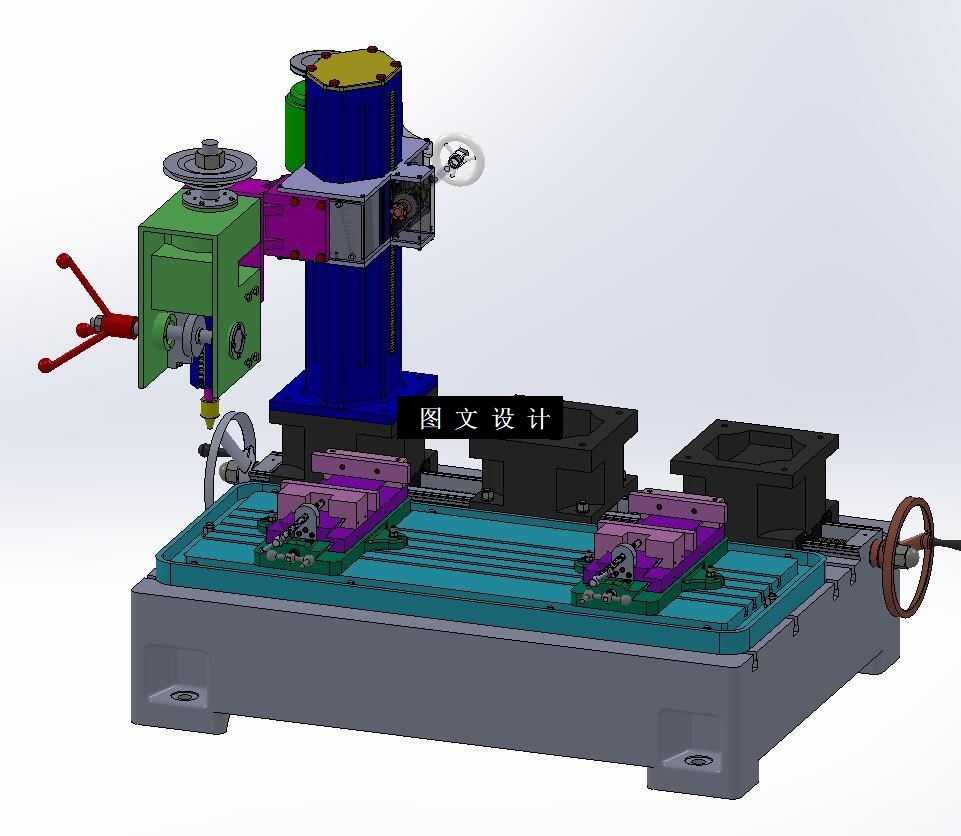 N3793-幕墙龙骨组合钻的设计及三维建模设计【含SW三维图】