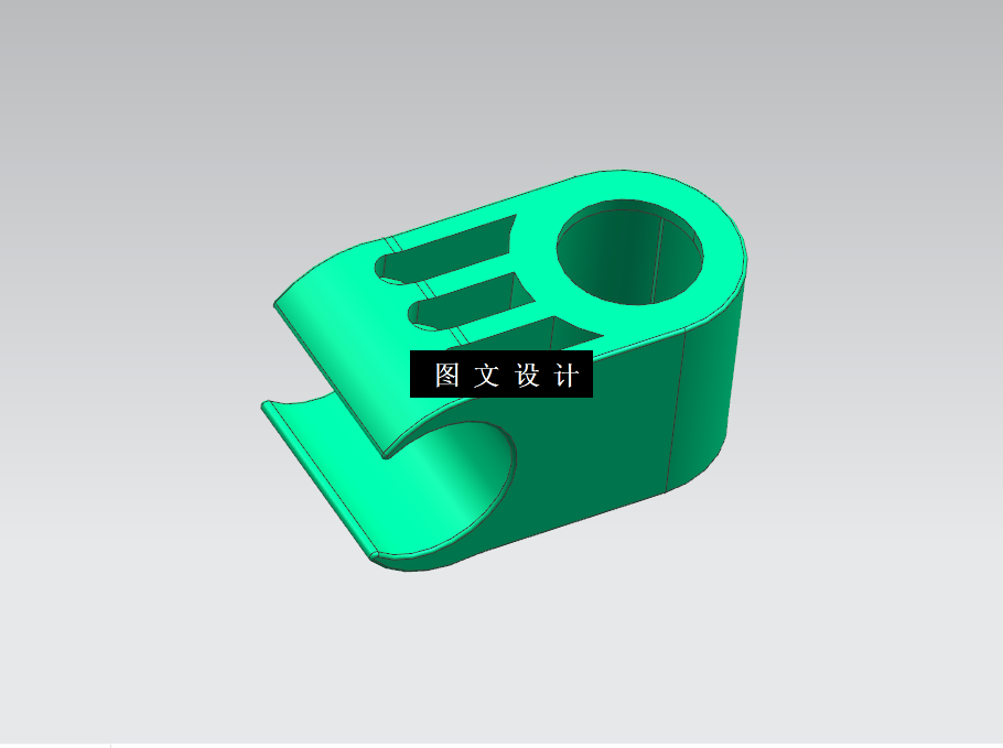 N3242-卡头注塑模具设计【含UG三维图】