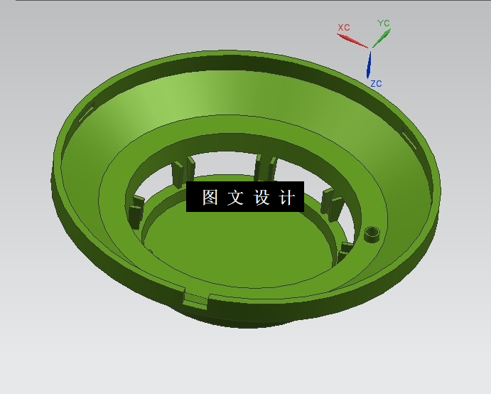 N3309-烟雾报警器盖外壳注塑成型模具设计【含UG三维图】