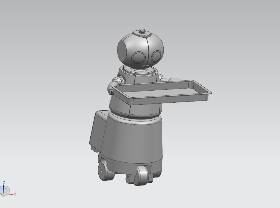 Z787-送餐机器人设计【含UG三维图】