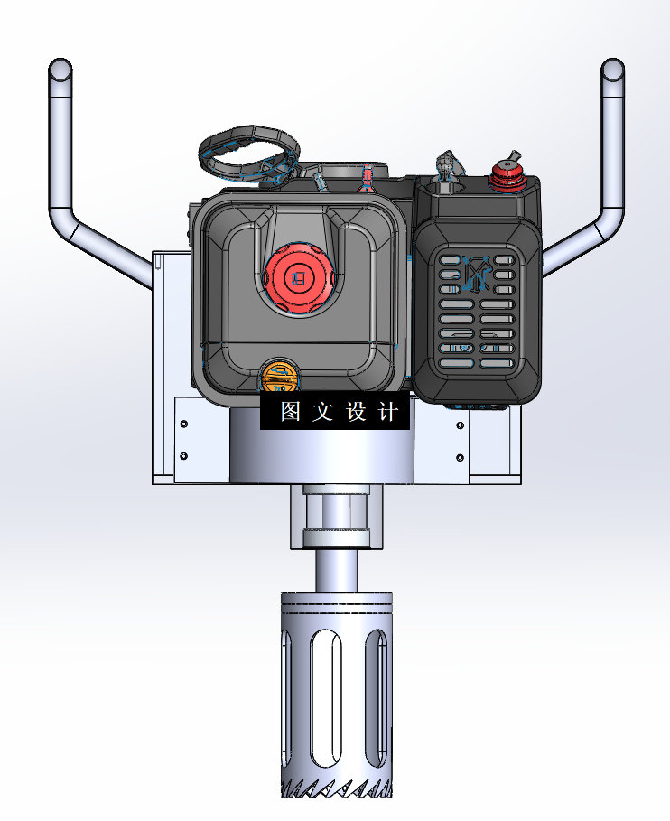 N3839-竹根挖掘机的设计【含SW三维图】