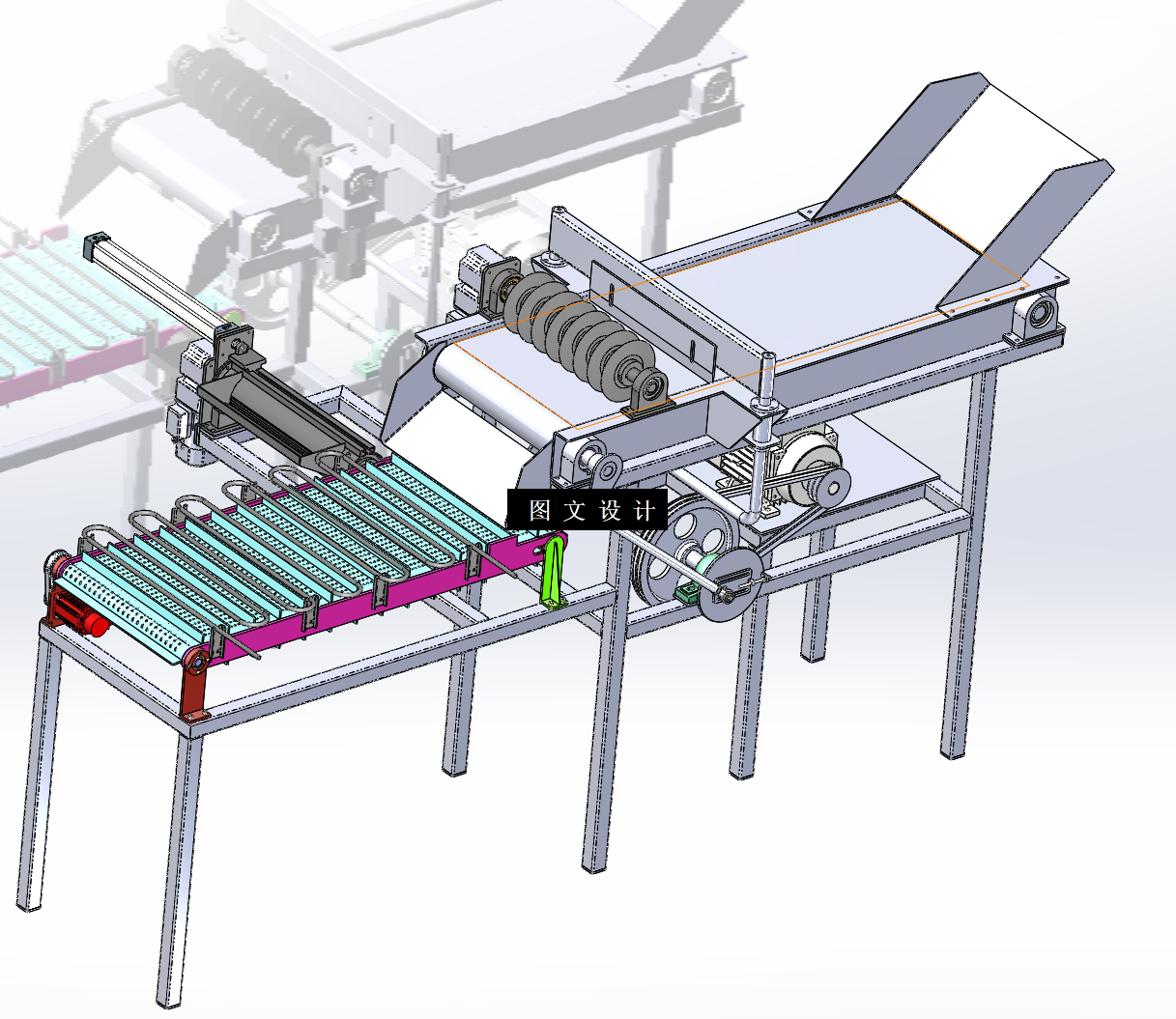 N3857-自动切肉穿串机设计【含SW三维图】