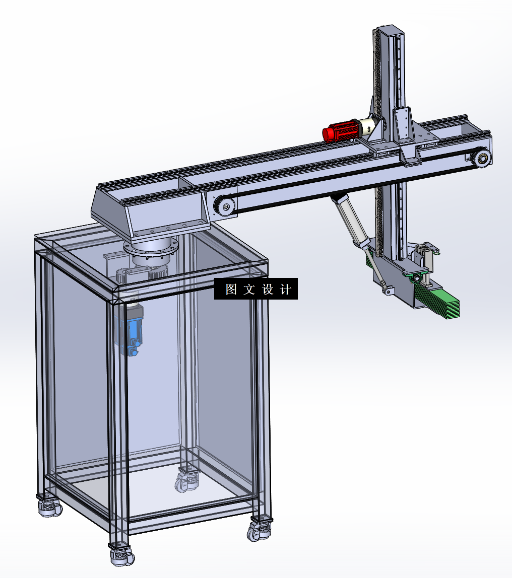 N3864-核能燃料片堆放及抓取机构设计【含SW三维图】