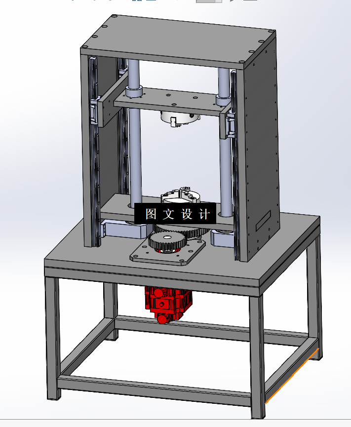 N3880-拉压试验机的结构设计【含SW三维图】