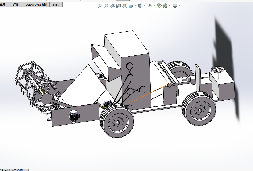 Z803-秸秆收集粉碎压块一体机的设计【含SW三维图】