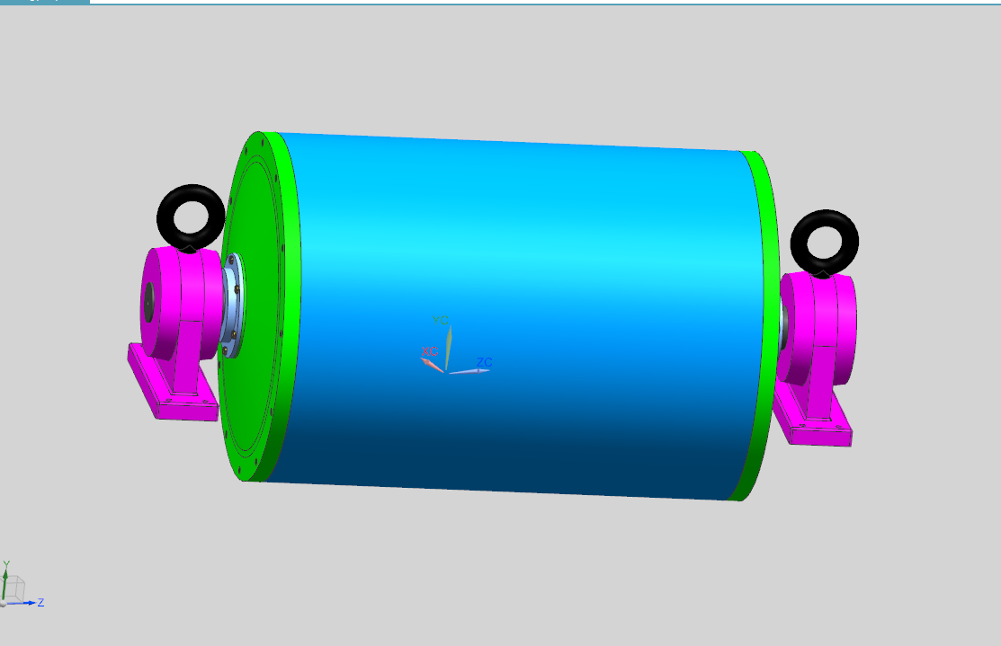 Z804-行星减速电动滚筒结构设计【含UG三维图】