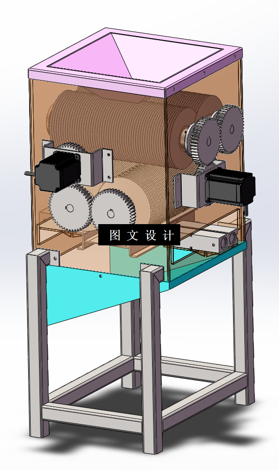 N3908-小型家用切肉丝机设计【含SW三维图】