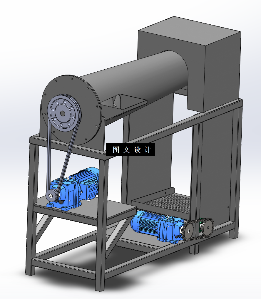 N3911-小型油菜脱粒机设计【含SW三维图】