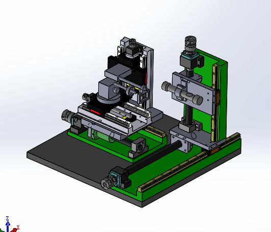 N3913-刀具钝化检测系统支撑装置结构设计【含SW三维图】