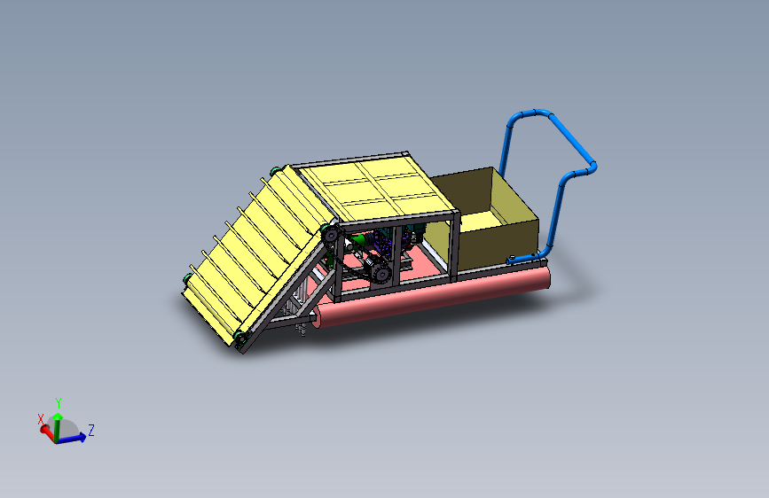 N3914-新型莲藕收获机设计【含SW三维图】