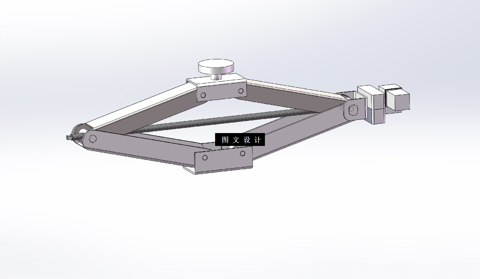 N3919-剪式电动螺旋千斤顶设计【含SW三维图】