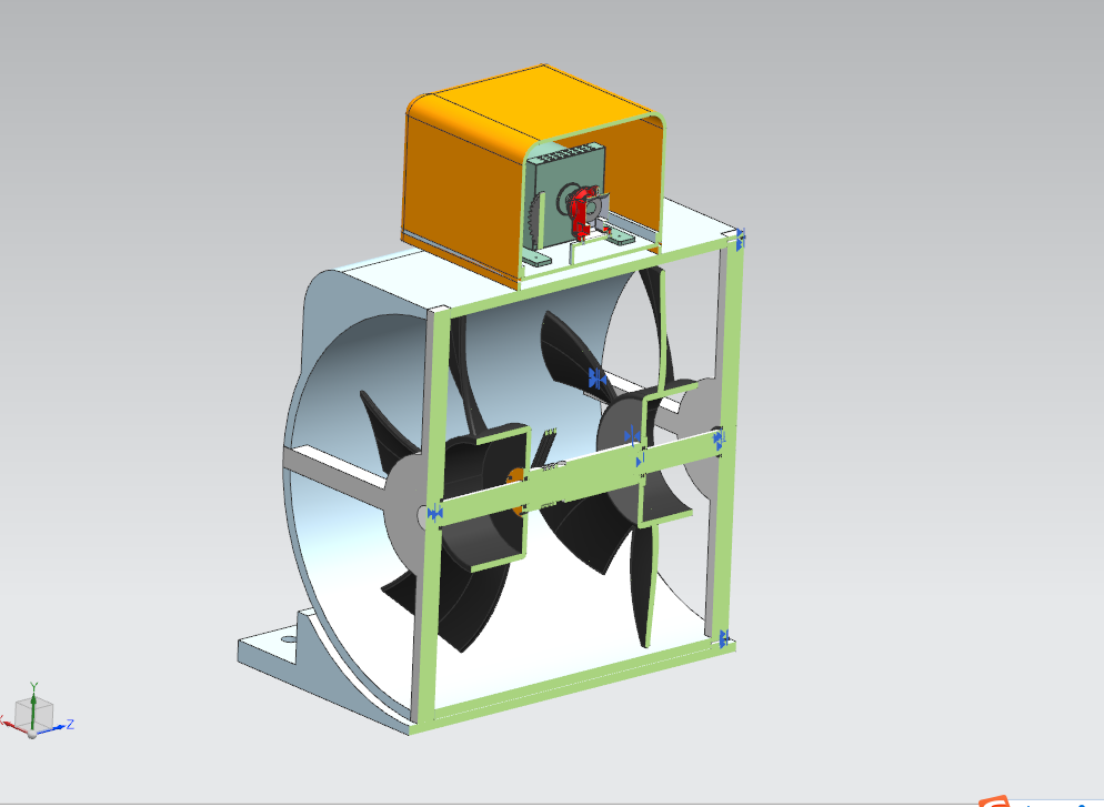 Z866-潮汐能发电机设计【含UG三维图】