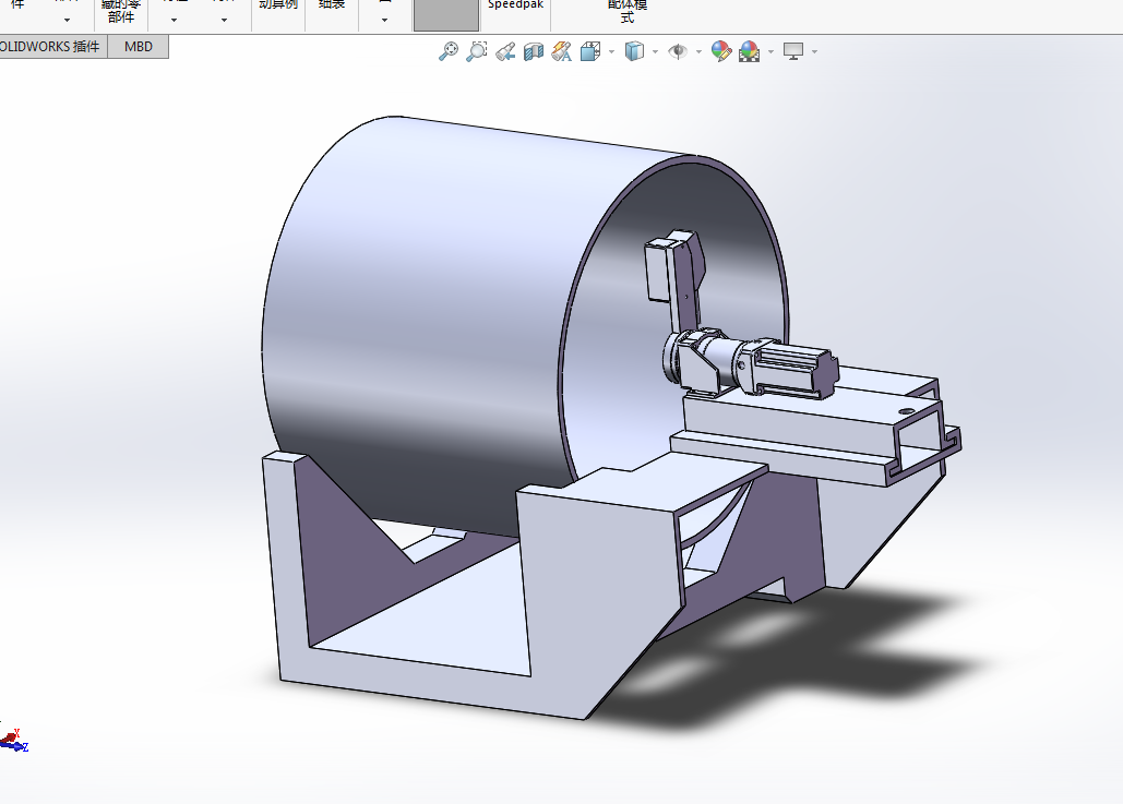 Z825-圆柱形筒体椭圆度检测装置设计【含SW三维图】