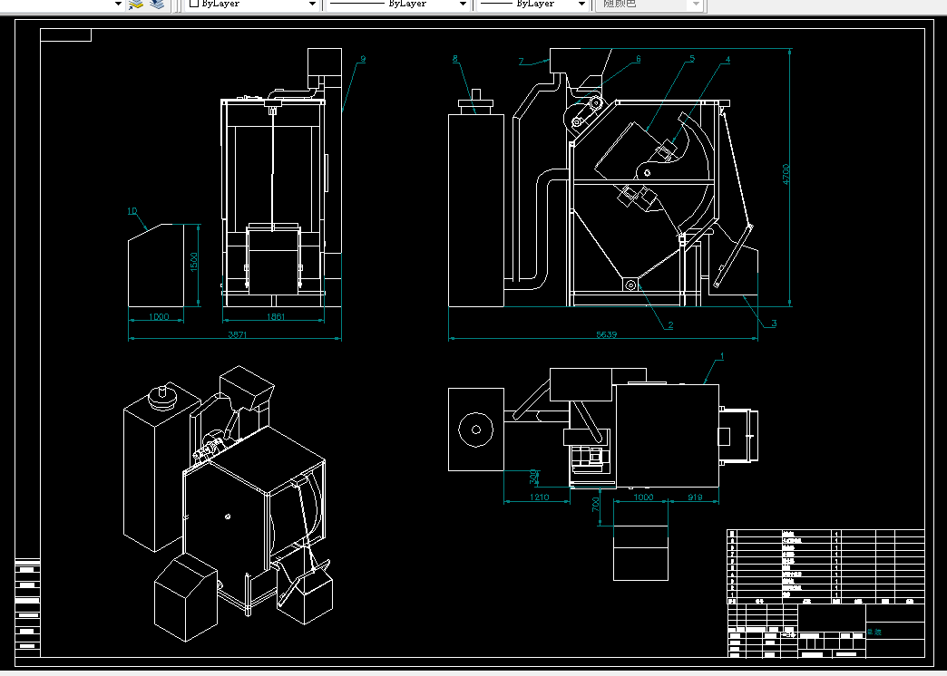Z827-滚筒式抛丸清理机设计