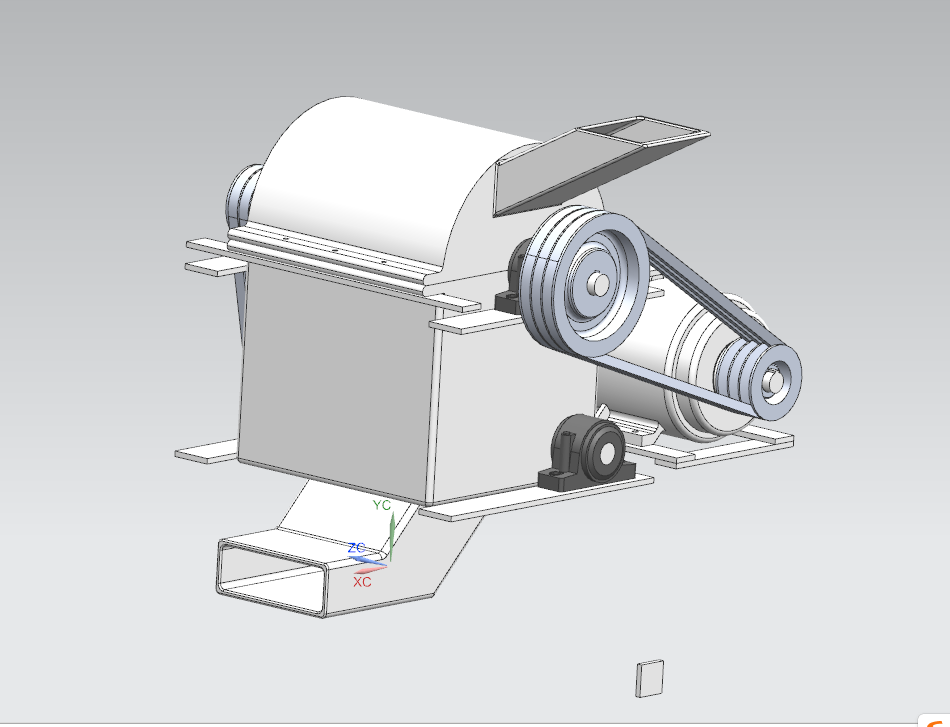 Z1439-多功能粉碎机结构设计【含三维图】