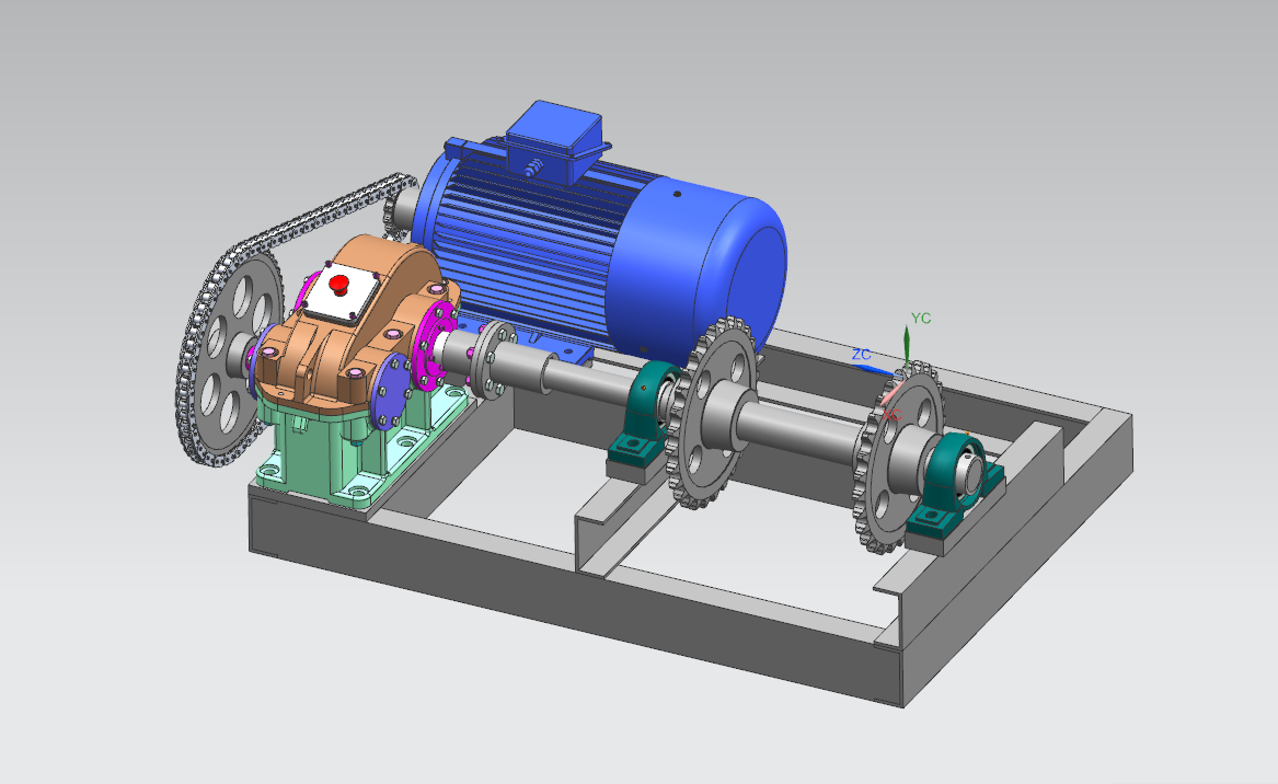 Z1447-一种链式运输机传动装置设计【含UG三维图】