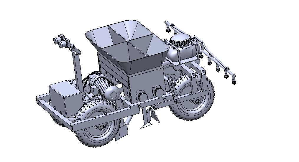 Z1542-智慧农业多功能无人车设计【含SW三维图】