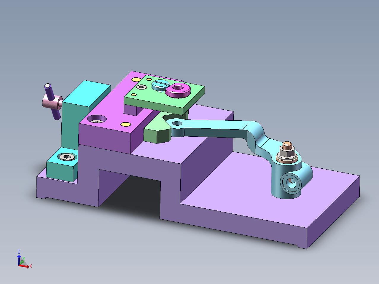 i246B-转向臂加工工艺及钻8.5孔夹具设计【含SW三维图】