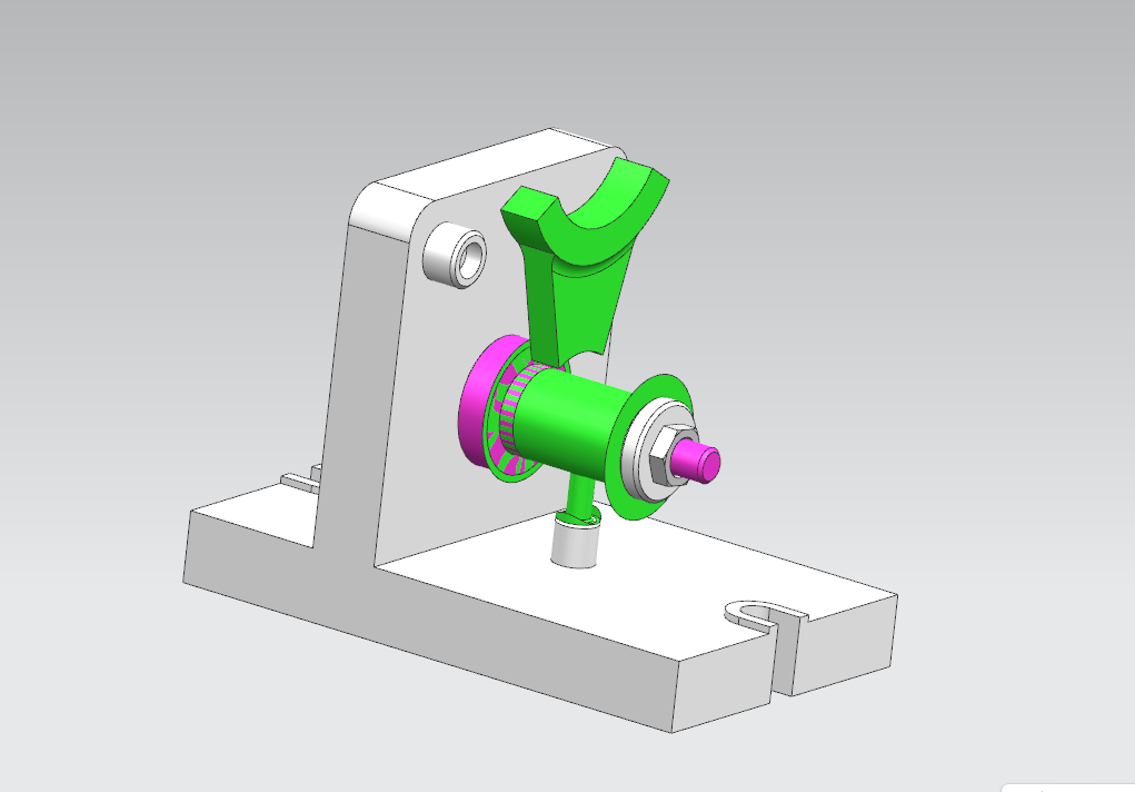 K1878-伞形拨叉加工工艺及铣R35端面夹具设计【含SW三维图】