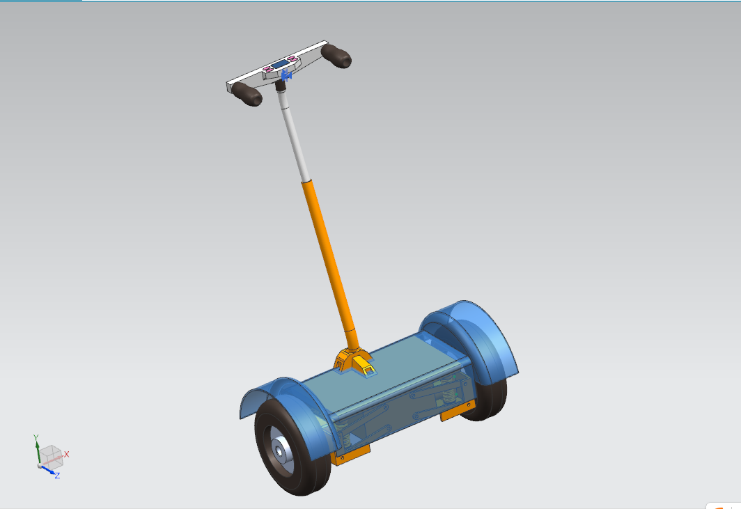 Z1670-两轮平衡车的结构设计[含UG三维图]