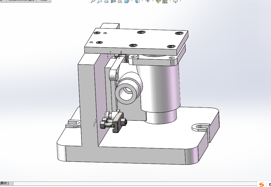 K1906-阀体加工工艺及钻4-φ10孔夹具设计【含SW三维图】