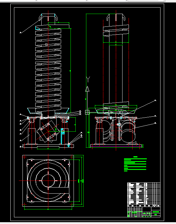 Z1058-垂直振动输送机设计