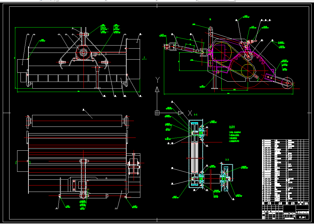 Z1070-F1.5刀片式秸秆粉碎机设计