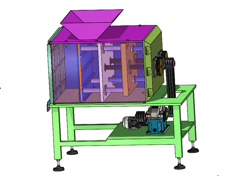 Z1152-葵花籽打包机机械结构设计【含SW三维图】