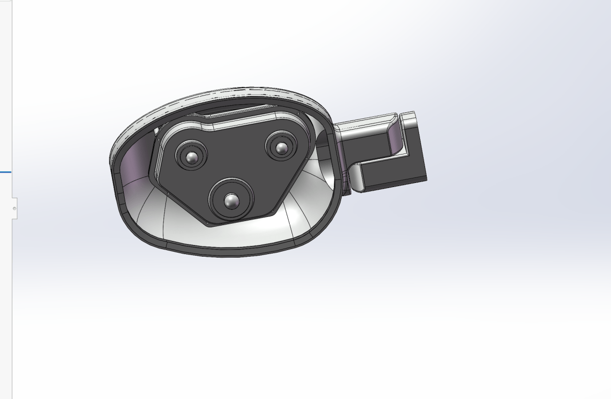 Z1169-汽车后视镜机械结构设计【含SW三维图】