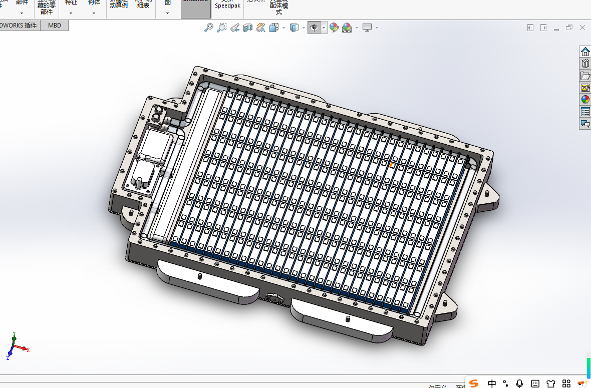 Z1202-新能源汽车电池安装架结构设计【含SW三维图】