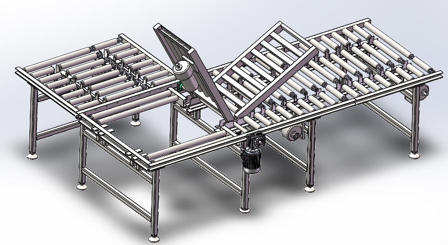 Z1246-流水线布匹自动翻转机构设计【含SW三维图】