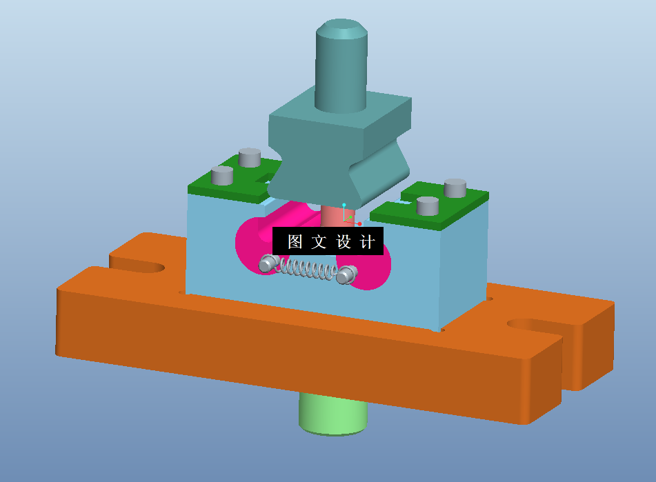 KF757-U形闭角弯曲模设计【含Proe三维图】