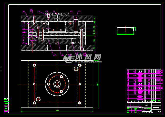 KF873-盖注塑模具设计
