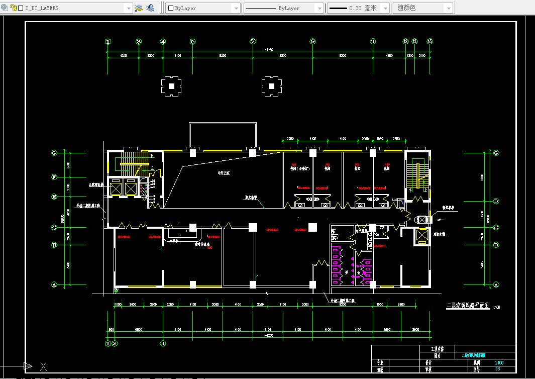 Z1822-某十七层大厦空调系统及机房设计