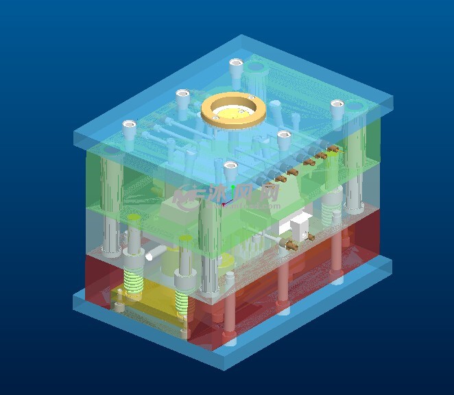 KF1063-汽车点烟器卡座注塑模设计【含Proe三维图】