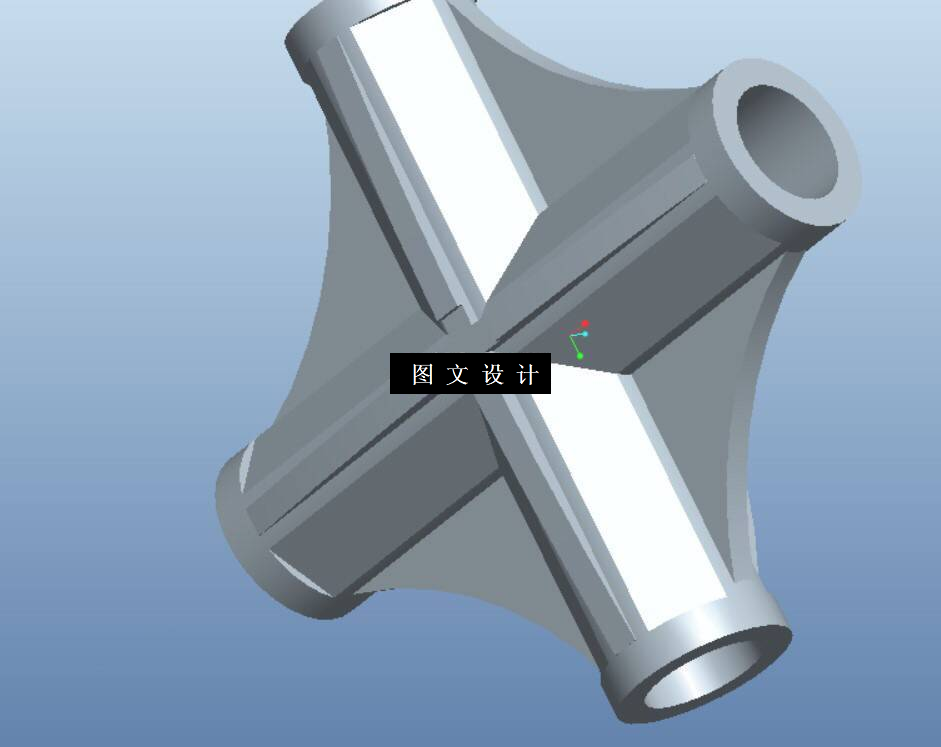 KF1087-十字型混水阀注塑模具设计【含Proe三维图】