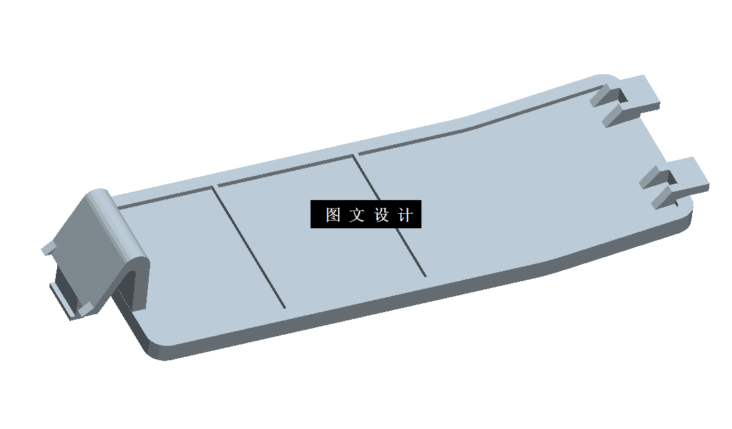KF1156-空调遥控器电池后盖注塑模设计【含Proe三维图】