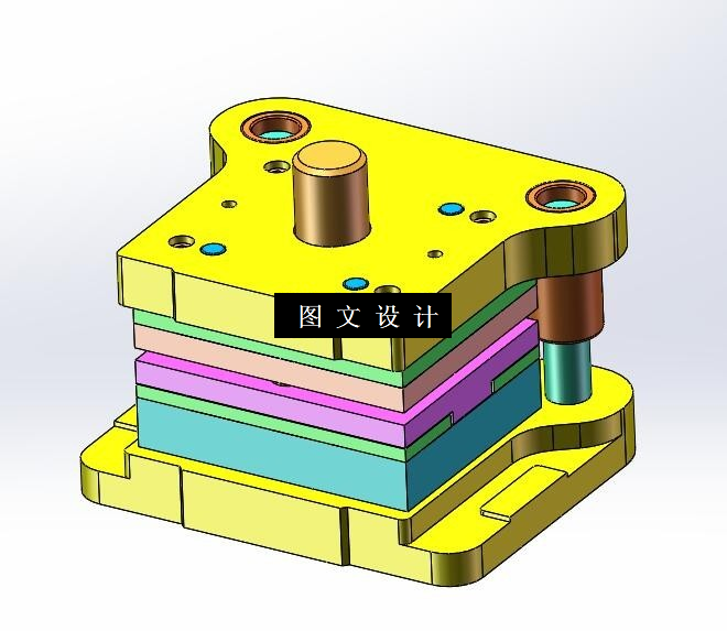 KF1199-焊片冲压级进模及弯曲模设计【含SW三维图】