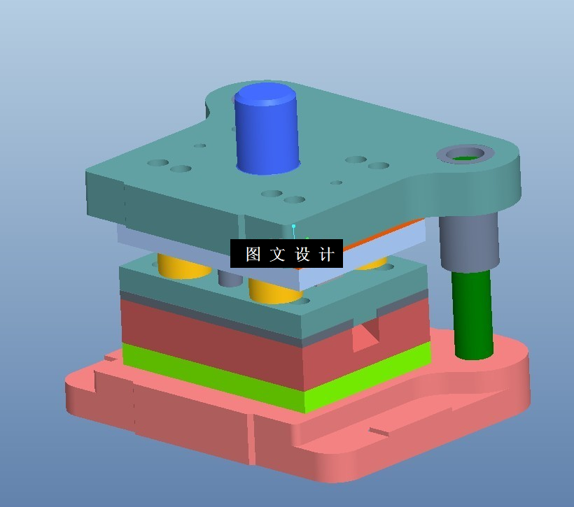 KF1209-石墨电池电极板冲压模具设计【含Proe三维图】