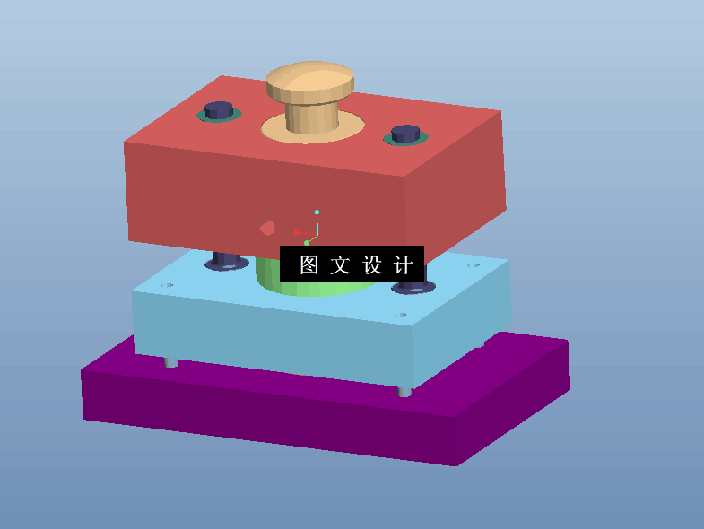 KF1396-轮片冲中心孔模具设计【含Proe三维图】
