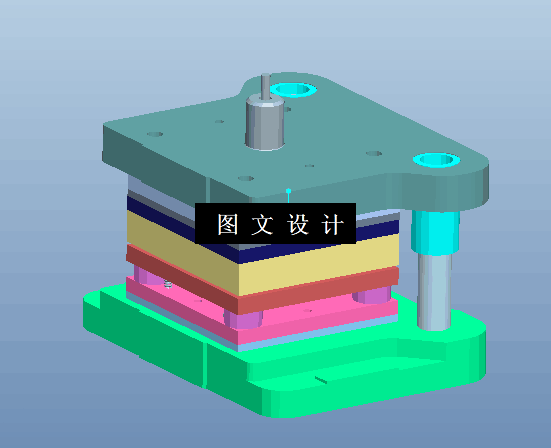 KF1556-左右耳落料冲孔复合模设计【含Proe三维图】