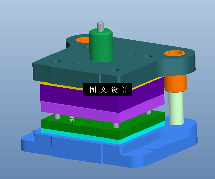 KF1607-挂耳冲压落料模设计【含Proe三维图】