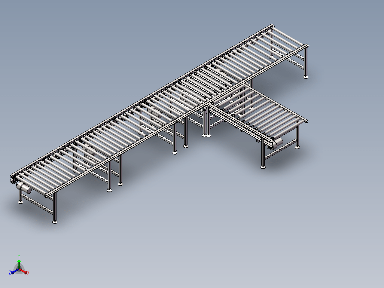 Z1892-生产线辊道输送机设计【含SW三维图】