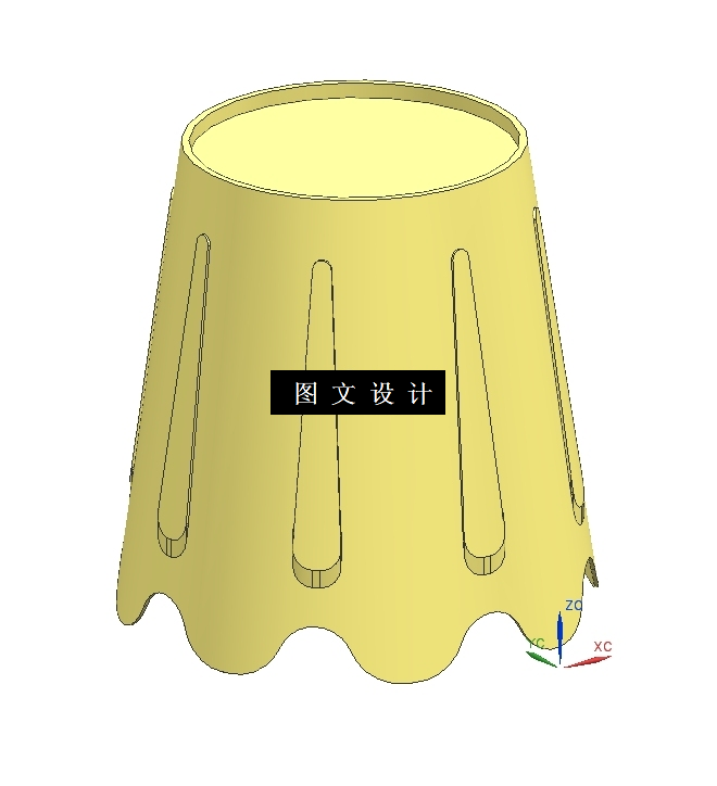 N4227-纸杯座造型以及注射模具设计【含UG三维图】