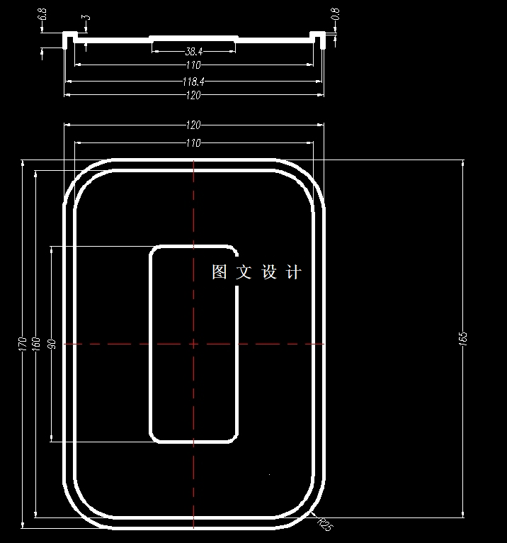 N4255-快餐盒盖注塑模具设计