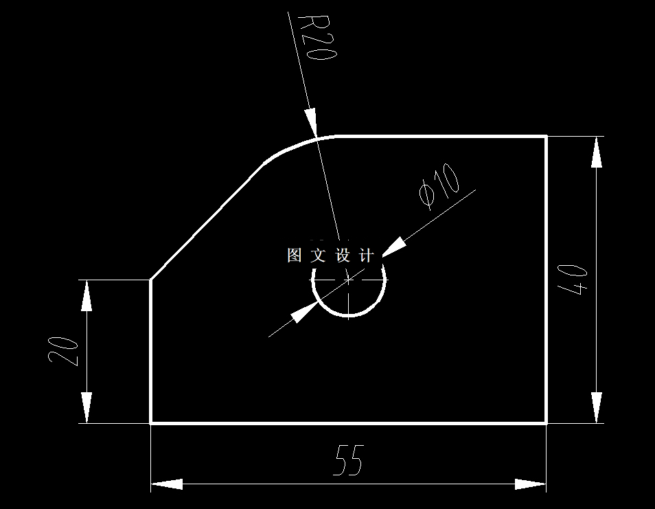 N4268-冲孔落料复合模具设计-长55